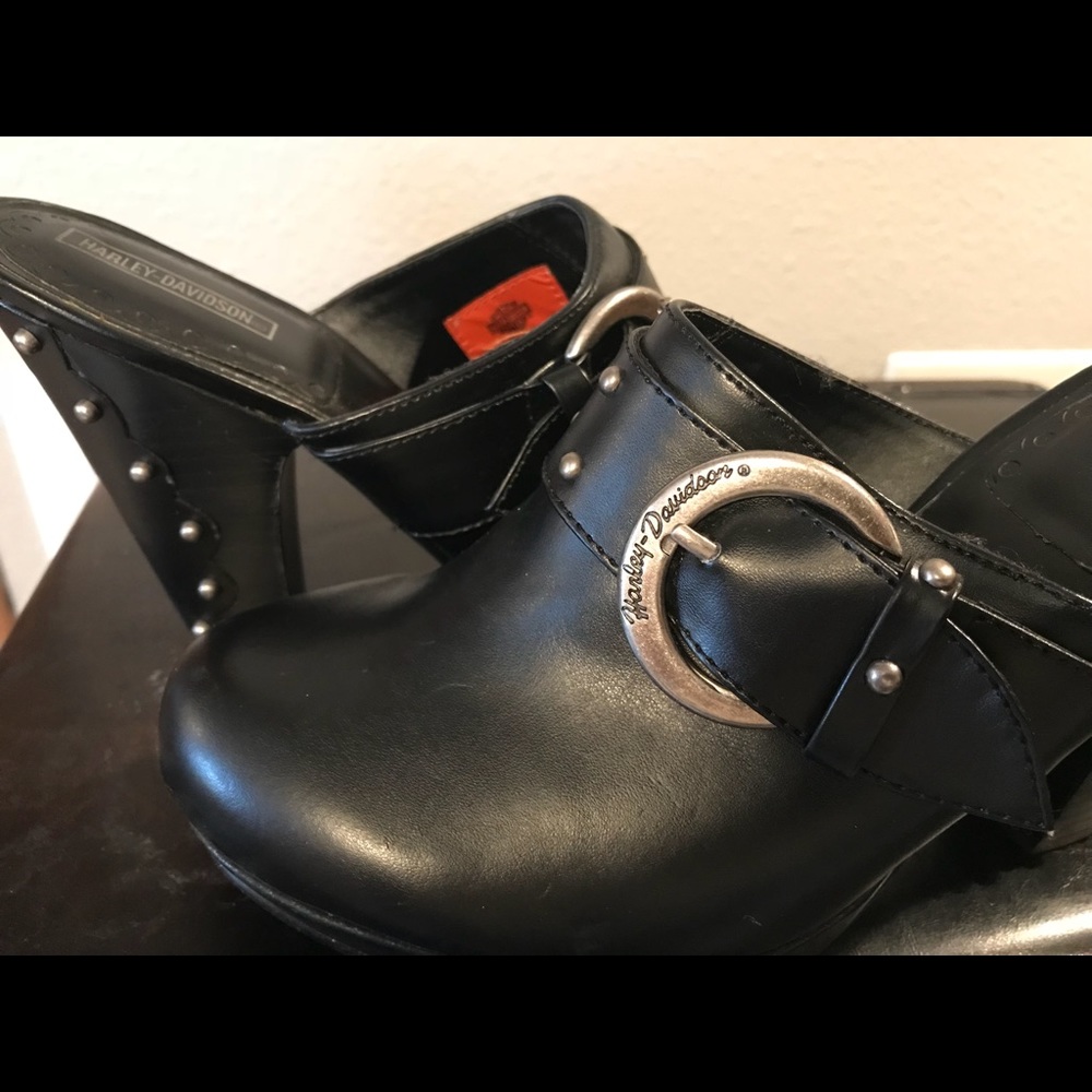 Size 8 Harley Davidson studded shoes
